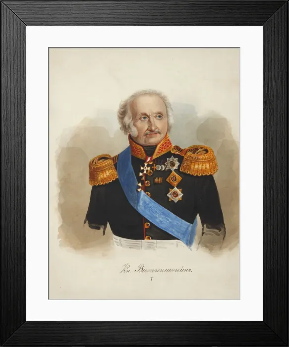 Framed Print : Count Ludwig Adolf Peter of Sayn-Wittgenstein-Ludwigsburg (1769-1843), 1839 Framed Print : Count Ludwig Adolf Peter of Sayn-Wittgenstein-Ludwigsburg (1769-1843), 1839