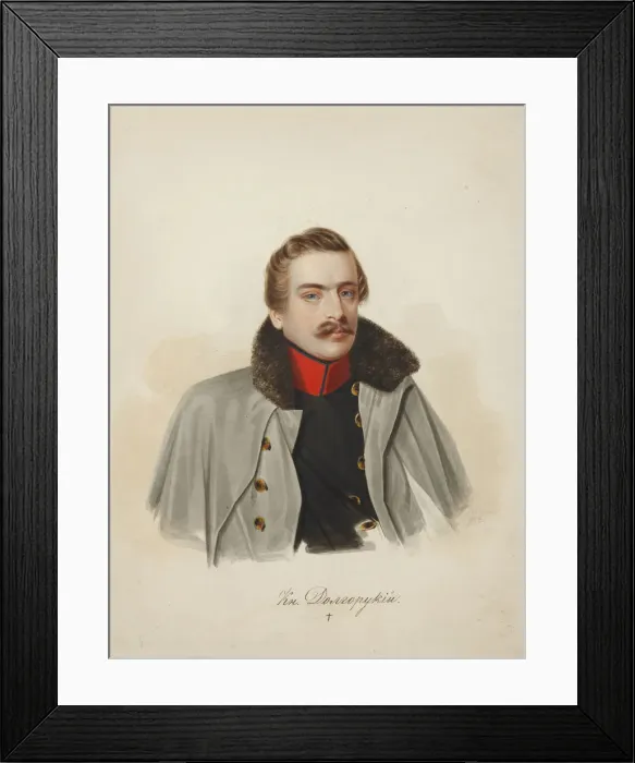 Framed Print : Prince Rostislav Alexeyevich Dolgorukov (1805-1849), 1838