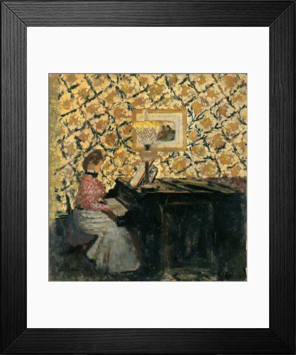 Framed Print : Misia at the Piano, 1895-1896 Framed Print : Misia at the Piano, 1895-1896