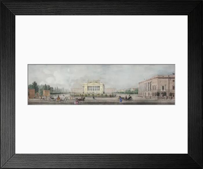 Framed Print : The Alexandrinsky Theatre (From the panorama of the Nevsky Prospekt), 1830 Framed Print : The Alexandrinsky Theatre (From the panorama of the Nevsky Prospekt), 1830