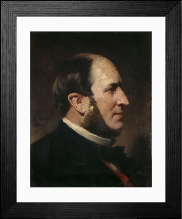 Framed Print : Portrait of Georges-Eugene Baron Haussmann (1809-1891), 1867 Framed Print : Portrait of Georges-Eugene Baron Haussmann (1809-1891), 1867