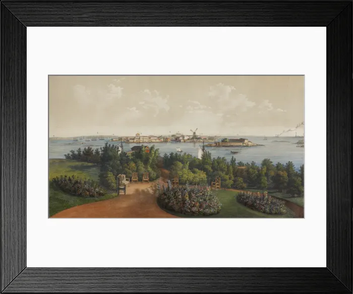 Framed Print : Panoramic View of Sveaborg and Helsingfors (Sheet 3), 1855 Framed Print : Panoramic View of Sveaborg and Helsingfors (Sheet 3), 1855