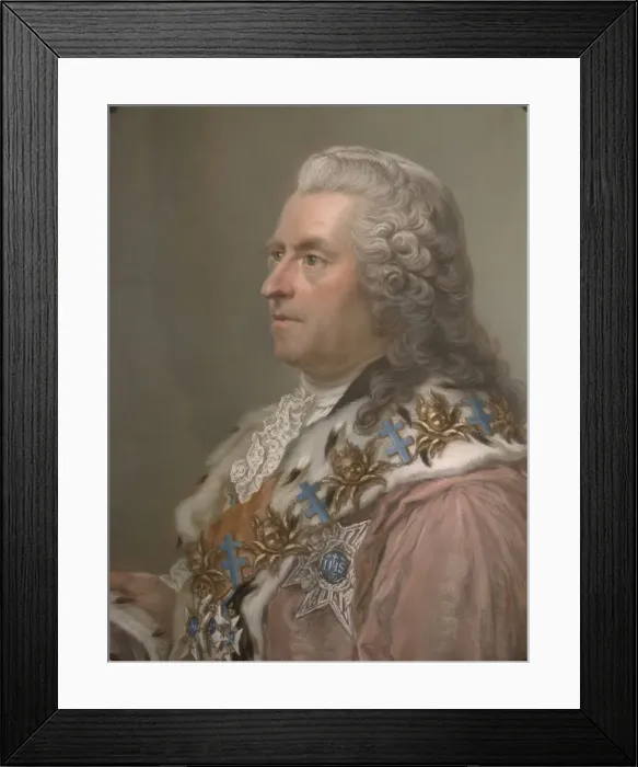 Framed Print : Portrait of Count Carl Gustaf Tessin (1695-1770), 1761 Framed Print : Portrait of Count Carl Gustaf Tessin (1695-1770), 1761