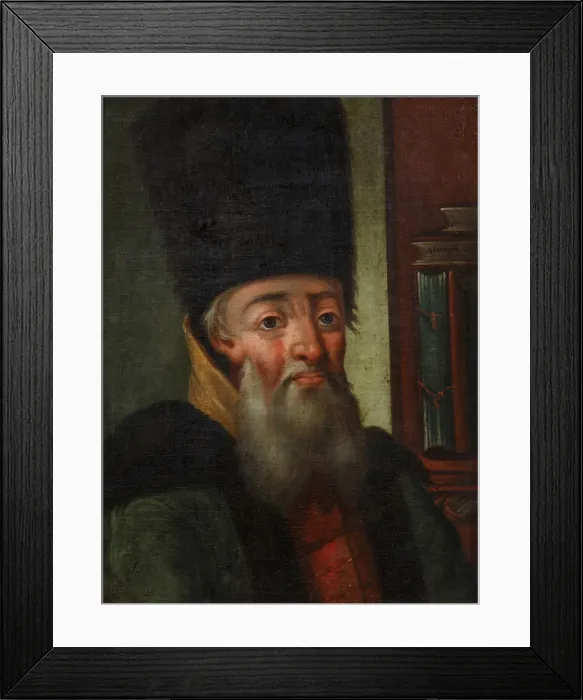 Framed Print : Portrait of Afanasy Lavrentievich Ordin-Nashchokin (1605-1680), Early 19th cen Framed Print : Portrait of Afanasy Lavrentievich Ordin-Nashchokin (1605-1680), Early 19th cen