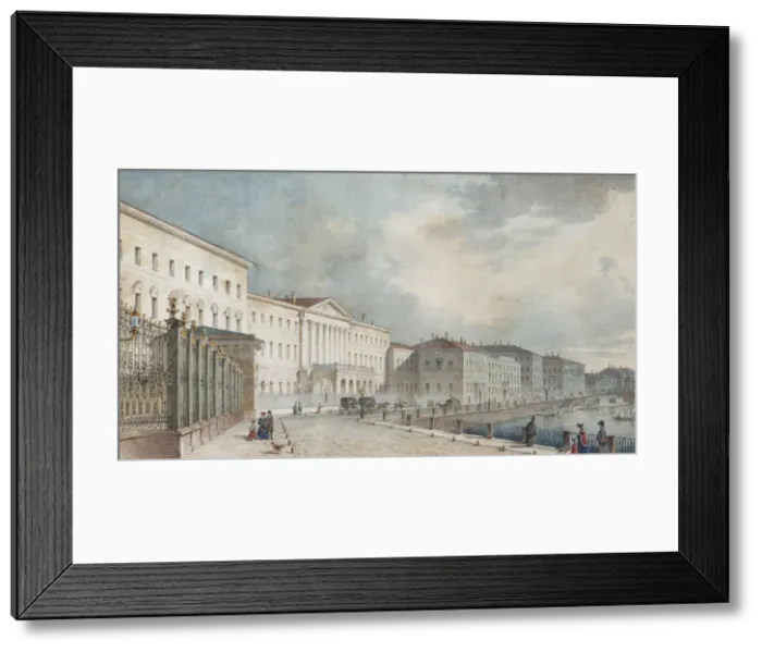 Framed Print : The Catherine Institute on the Fontanka river, 1839-1840 Framed Print : The Catherine Institute on the Fontanka river, 1839-1840