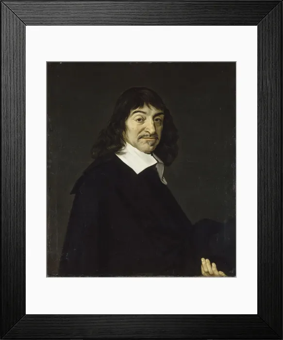 Framed Print : Portrait of the philosopher Rene Descartes (1596-1650), c. 1650-1660 Framed Print : Portrait of the philosopher Rene Descartes (1596-1650), c. 1650-1660
