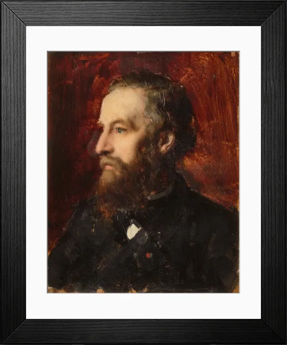 Framed Print : Portrait of Charles Gavard (1794-1871), 1881 Framed Print : Portrait of Charles Gavard (1794-1871), 1881
