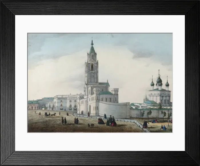 Framed Print : The Passion (Strastnoy) Monastery in Moscow, 1865 Framed Print : The Passion (Strastnoy) Monastery in Moscow, 1865