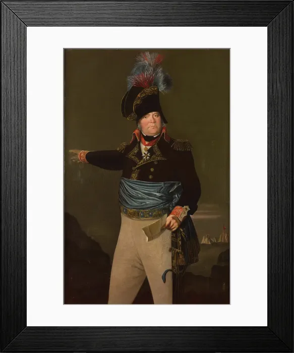 Framed Print : Portrait of General Pierre-Jacques Osten (1759-1814) Framed Print : Portrait of General Pierre-Jacques Osten (1759-1814)