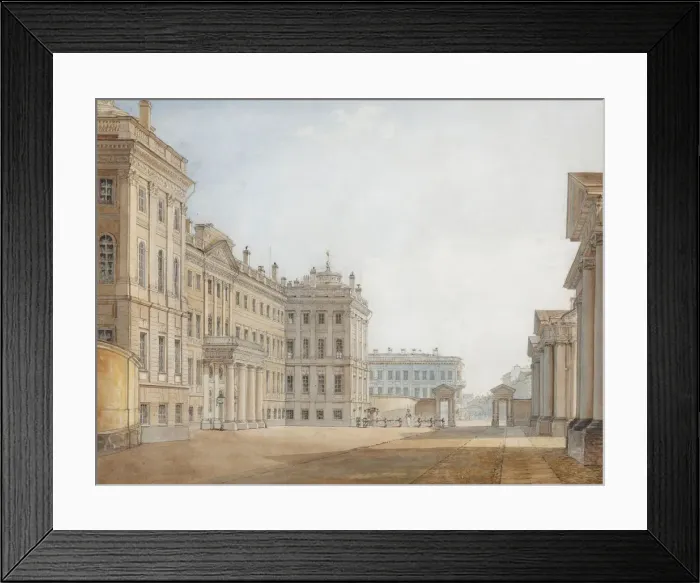 Framed Print : View of the Anichkov Palace in St Petersburg, 1830s Framed Print : View of the Anichkov Palace in St Petersburg, 1830s