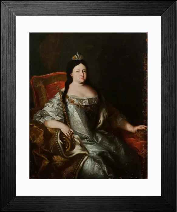 Framed Print : Portrait of Empress Anna Ioannovna (1693-1740), 1730s Framed Print : Portrait of Empress Anna Ioannovna (1693-1740), 1730s