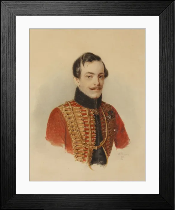 Framed Print : Prince Alexander Sergeyevich Vyazemsky (1806-1867), 1838 Framed Print : Prince Alexander Sergeyevich Vyazemsky (1806-1867), 1838