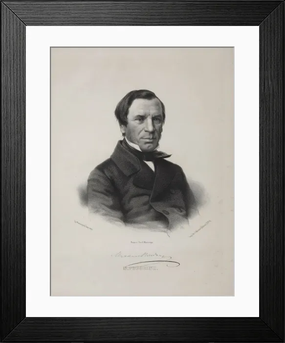 Framed Print : Portrait of the historian and journalist Michail Petrovich Pogodin (1800-1875), 1860s Framed Print : Portrait of the historian and journalist Michail Petrovich Pogodin (1800-1875), 1860s