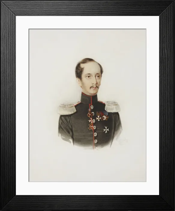 Framed Print : Alexander Andreyevich Gervais (1805-1881), 1848 Framed Print : Alexander Andreyevich Gervais (1805-1881), 1848