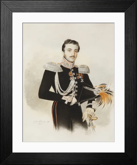 Framed Print : Count Grigory Grigoryevich Kushelev (1802-1855) the Younger, 1833 Framed Print : Count Grigory Grigoryevich Kushelev (1802-1855) the Younger, 1833
