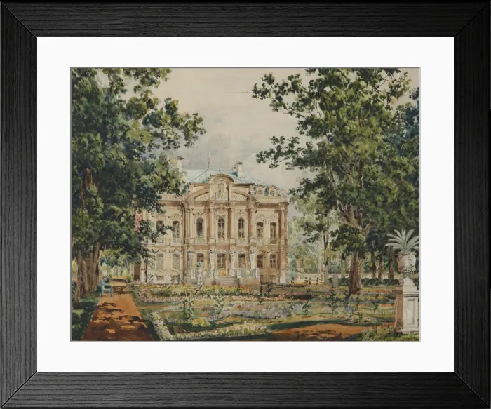 Framed Print : Own Dacha of Emperor Alexander II in Peterhof, 1850s Framed Print : Own Dacha of Emperor Alexander II in Peterhof, 1850s