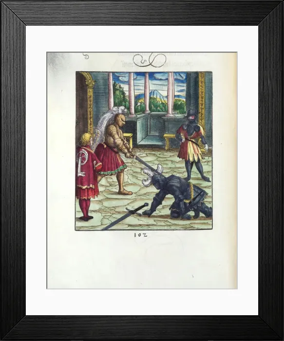 Framed Print : The Knights Tournament. From: Der Theuerdank by Melchior Pfinzing, 1517 Framed Print : The Knights Tournament. From: Der Theuerdank by Melchior Pfinzing, 1517