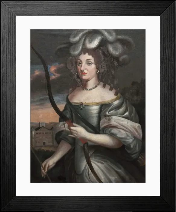 Framed Print : Duchess Louise Elisabeth of Courland (1646-1690), Landgravine of Hesse-Homburg, Second Framed Print : Duchess Louise Elisabeth of Courland (1646-1690), Landgravine of Hesse-Homburg, Second