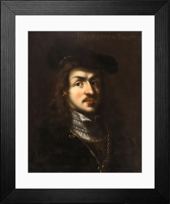 Framed Print : Portrait of Paracelsus, 17th century Framed Print : Portrait of Paracelsus, 17th century
