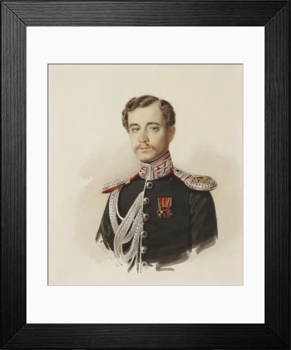 Framed Print : Nikolai Leontievich Dubelt (1819-1874), 1848 Framed Print : Nikolai Leontievich Dubelt (1819-1874), 1848