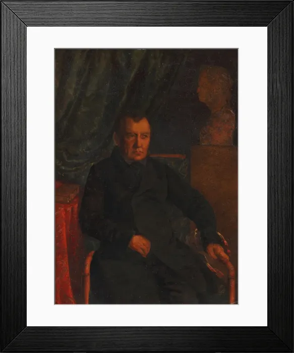 Framed Print : Portrait of Pavel Voinovich Nashchokin (1801-1854), End 1840s Framed Print : Portrait of Pavel Voinovich Nashchokin (1801-1854), End 1840s