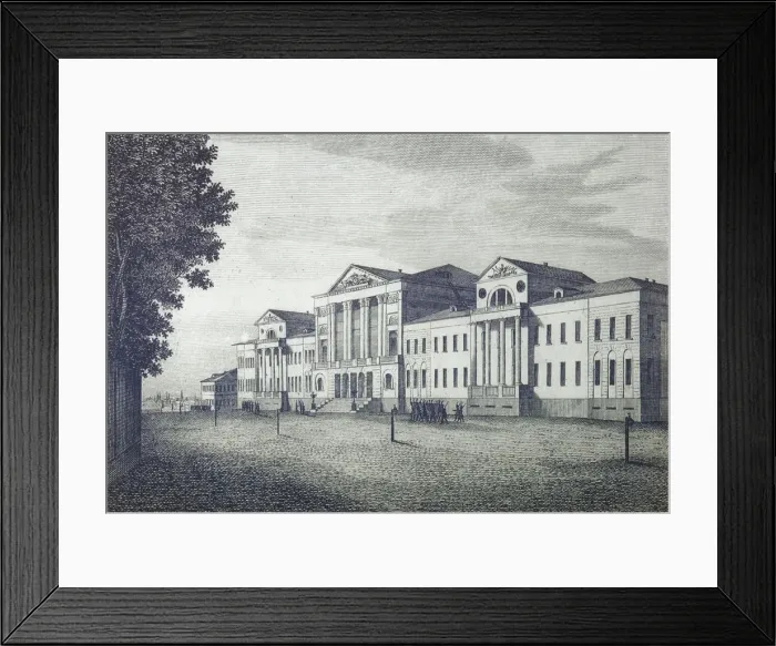 Framed Print : Military Hospital at Lefortovo, 1824 Framed Print : Military Hospital at Lefortovo, 1824