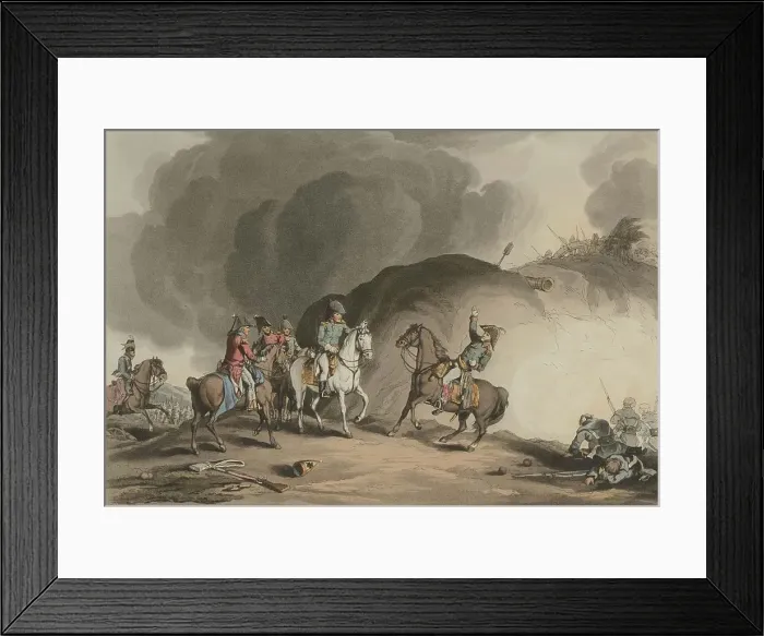Framed Print : The death of General Moreau at Dresden Framed Print : The death of General Moreau at Dresden