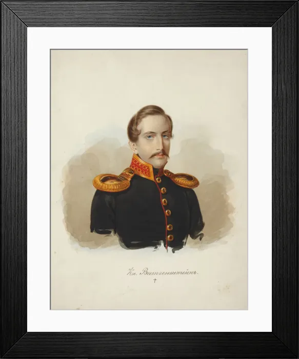 Framed Print : Prince Alexey Petrovich Wittgenstein (1810-1842), 1839 Framed Print : Prince Alexey Petrovich Wittgenstein (1810-1842), 1839