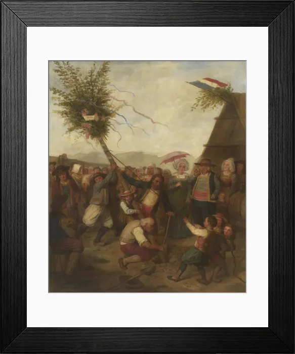 Framed Print : Maypole, c. 1830-1840 Framed Print : Maypole, c. 1830-1840
