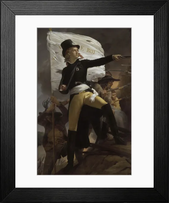 Framed Print : Henri du Vergier, comte de La Rochejaquelein (1772-1794), c. 1815 Framed Print : Henri du Vergier, comte de La Rochejaquelein (1772-1794), c. 1815
