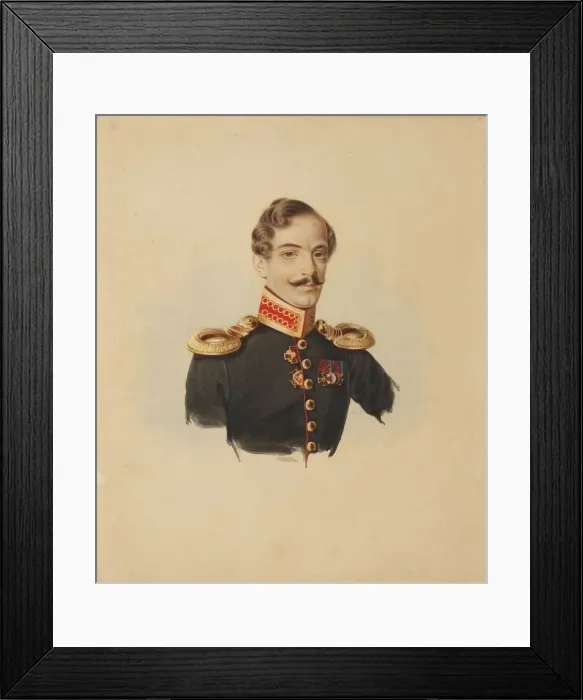 Framed Print : Prince Alexander Sergeyevich Vyazemsky (1806-1867), 1840 Framed Print : Prince Alexander Sergeyevich Vyazemsky (1806-1867), 1840