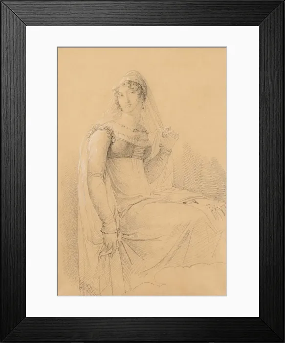 Framed Print : Portrait of Caroline Bonaparte (1782-1839) Framed Print : Portrait of Caroline Bonaparte (1782-1839)
