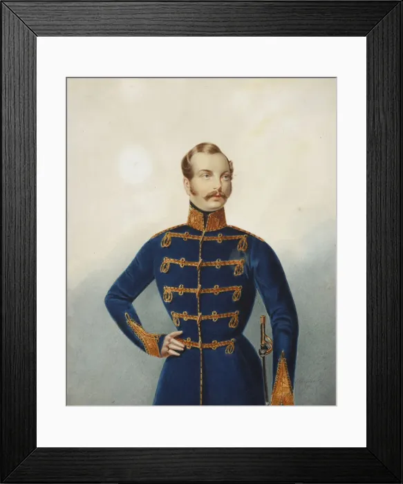 Framed Print : Portrait of the Crown prince Alexander Nikolayevich (1818-1881), 1850 Framed Print : Portrait of the Crown prince Alexander Nikolayevich (1818-1881), 1850