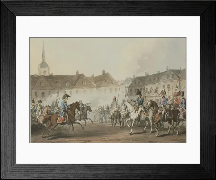 Framed Print : Meeting of the Emperor of Russia, the King of Prussia and the Crown Prince of Sweden, 1813 Framed Print : Meeting of the Emperor of Russia, the King of Prussia and the Crown Prince of Sweden, 1813