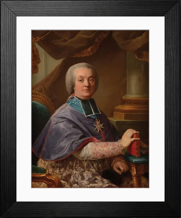 Framed Print : Jean-Armand de Bessuejouls Roquelaure (1721-1818), 1783 Framed Print : Jean-Armand de Bessuejouls Roquelaure (1721-1818), 1783