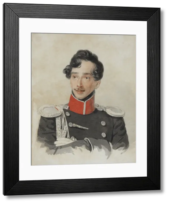 Framed Print : Portrait of Pavel Alexandrovich Nashchokin (1798-1843), 1826-1827 Framed Print : Portrait of Pavel Alexandrovich Nashchokin (1798-1843), 1826-1827