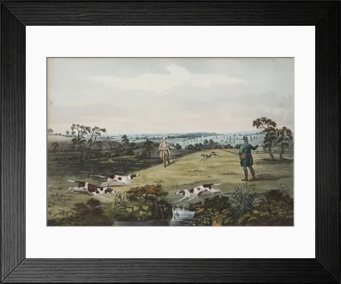 Framed Print : Hunting, First half of the 19th cent Framed Print : Hunting, First half of the 19th cent