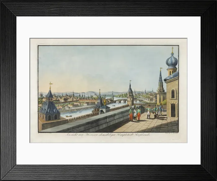 Framed Print : View of Moscow, 1809 Framed Print : View of Moscow, 1809