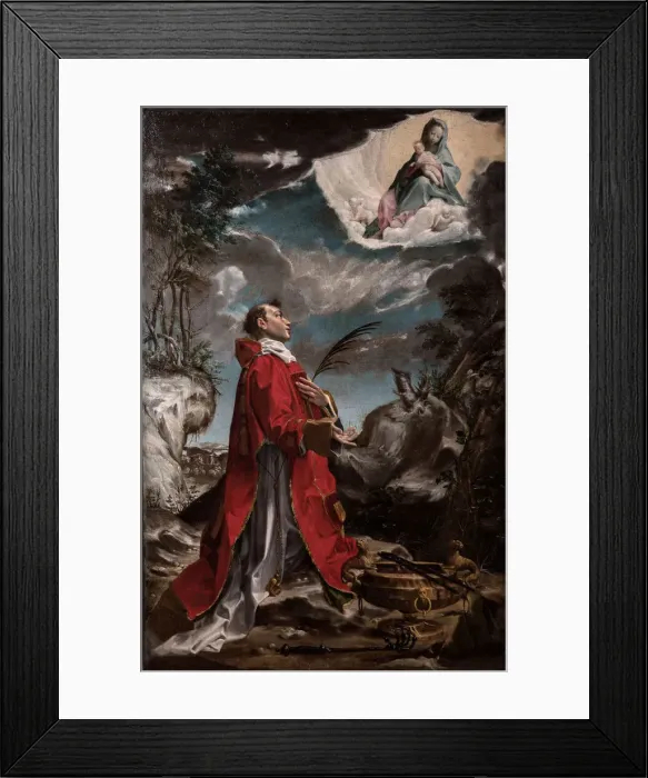 Framed Print : Fantastic Vision of Saint Vincent, 1580s Framed Print : Fantastic Vision of Saint Vincent, 1580s
