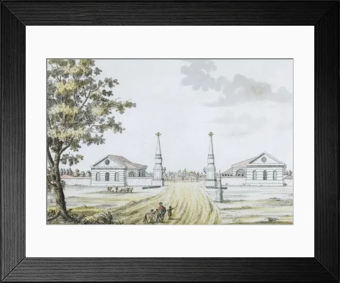 Framed Print : Moscow City Gates, 1792 Framed Print : Moscow City Gates, 1792