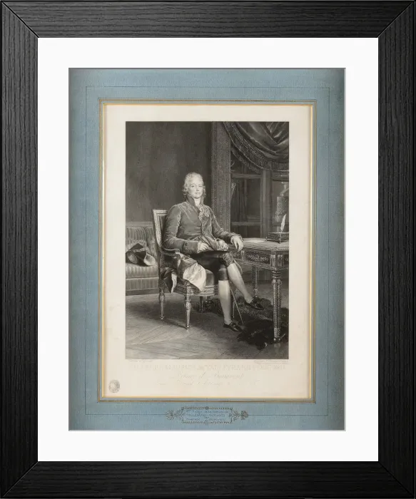 Framed Print : Charles Maurice de Talleyrand Perigord (1754-1838), Prince de Benevent, ca 1808 Framed Print : Charles Maurice de Talleyrand Perigord (1754-1838), Prince de Benevent, ca 1808
