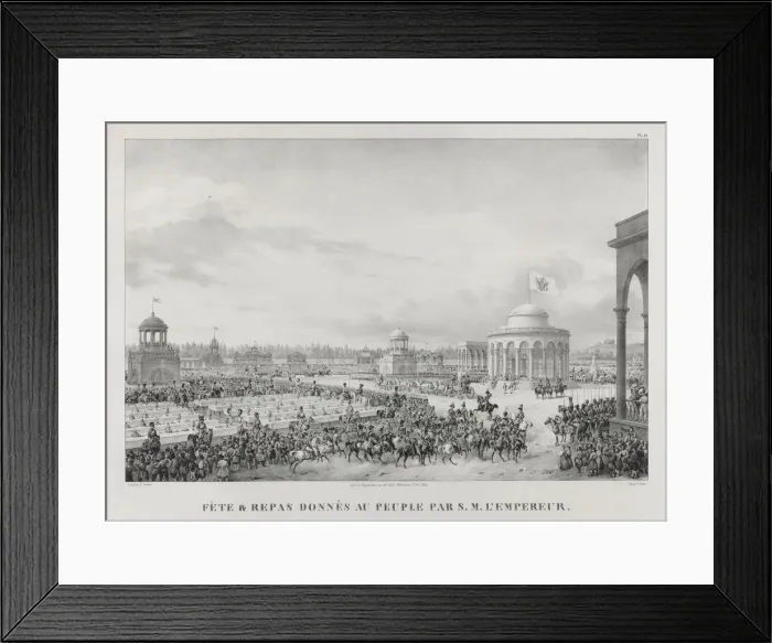 Framed Print : Banquet on the Maidens Field on September 16, 1826, 1828 Framed Print : Banquet on the Maidens Field on September 16, 1826, 1828