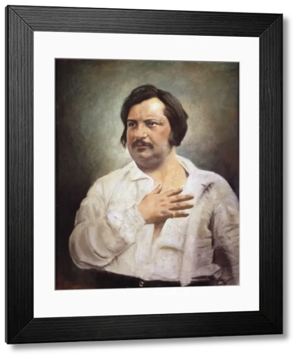 Framed Print : Honore de Balzac (1799-1850), 1842 Framed Print : Honore de Balzac (1799-1850), 1842