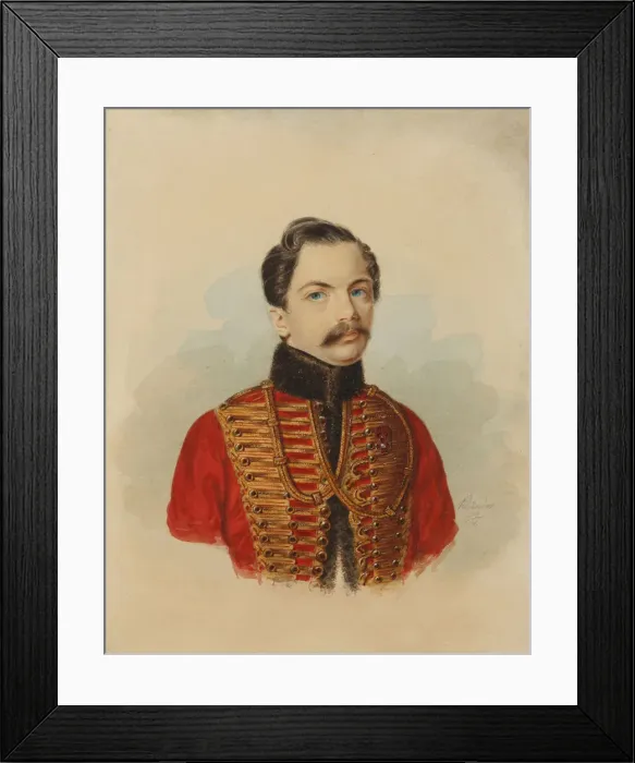 Framed Print : Yakov Viktorovich Shimanovsky, 1838 Framed Print : Yakov Viktorovich Shimanovsky, 1838