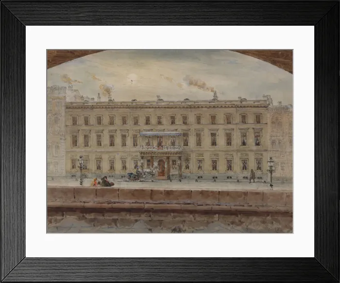 Framed Print : The Reserve House of the Winter Palace, 1860 Framed Print : The Reserve House of the Winter Palace, 1860