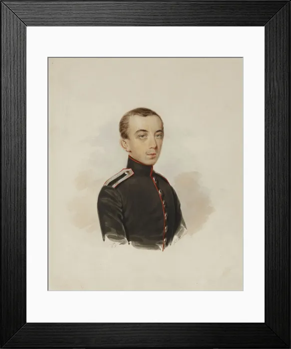 Framed Print : Sergey Dmitrievich Korobyin, 1848 Framed Print : Sergey Dmitrievich Korobyin, 1848