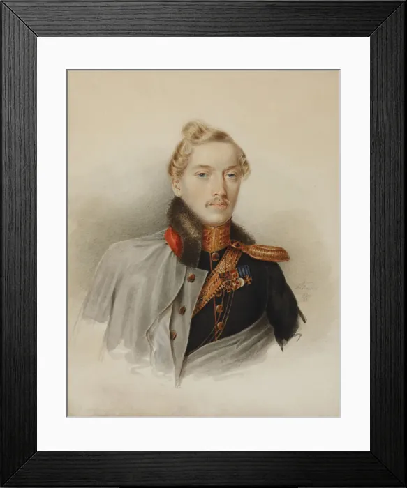 Framed Print : Count Joseph Karlovich Lambert (1809-1879), 1837 Framed Print : Count Joseph Karlovich Lambert (1809-1879), 1837