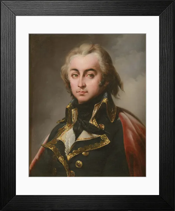 Framed Print : Jean-Baptiste Cyrus de Timbrune de Thiembronne, Comte de Valence (1752-1822) Framed Print : Jean-Baptiste Cyrus de Timbrune de Thiembronne, Comte de Valence (1752-1822)