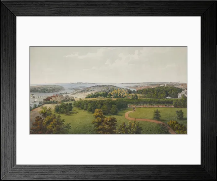 Framed Print : Panoramic View of Sveaborg and Helsingfors (Sheet 2), 1855 Framed Print : Panoramic View of Sveaborg and Helsingfors (Sheet 2), 1855