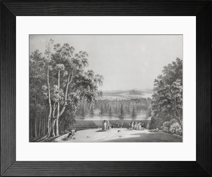 Framed Print : View of Saint Petersburg from the Parnas Hill in Pargolovo, 1833 Framed Print : View of Saint Petersburg from the Parnas Hill in Pargolovo, 1833